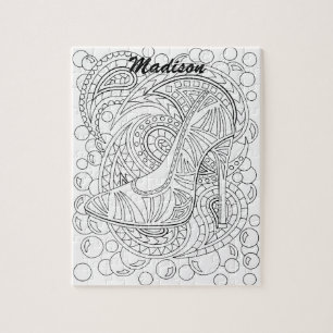 Shoe CL11 Fashion Personalised Fun Colour This Jigsaw Puzzle