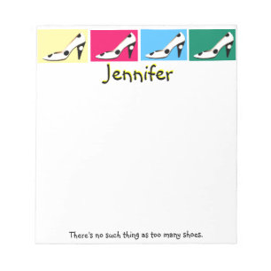 Shoe Diva Attitude Colourful Notepad