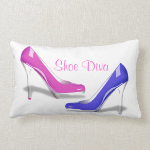 Shoe Diva - Shoes Make Me Happy High Heel Stiletto Lumbar Cushion