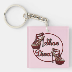Shoe Diva Women's Humour Pink Key Chain