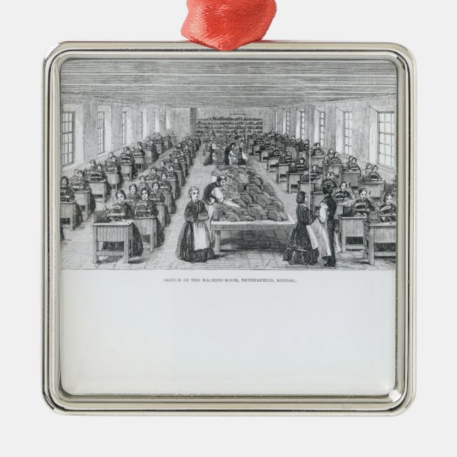 Shoe Factory Metal Tree Decoration (Front)