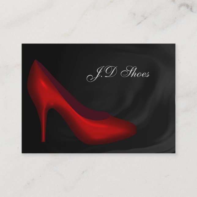 Shoe Fashion business cards (Front)