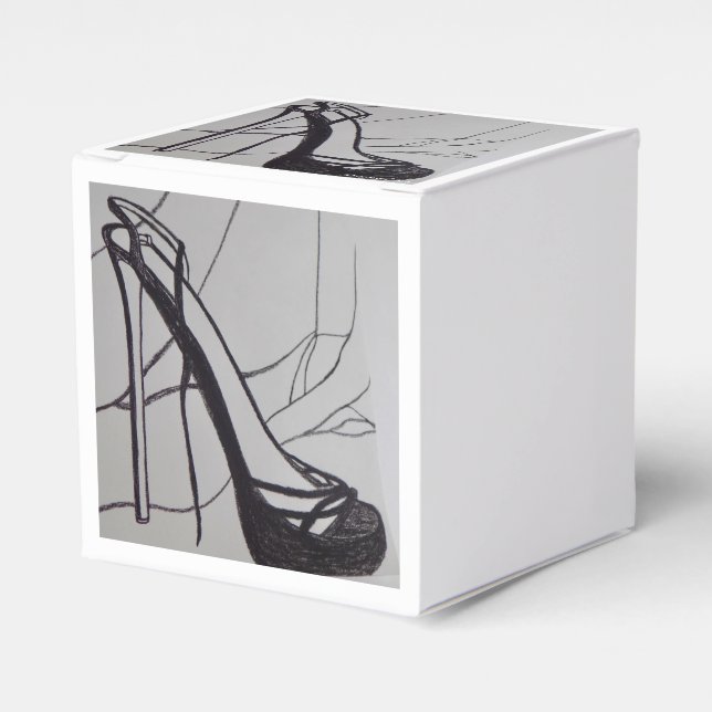 Shoe Favour Box (Front Side)
