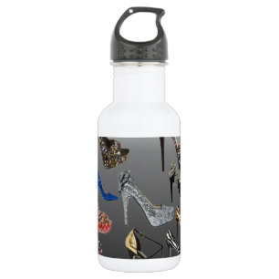 Shoe High Heels Collage Customise 532 Ml Water Bottle