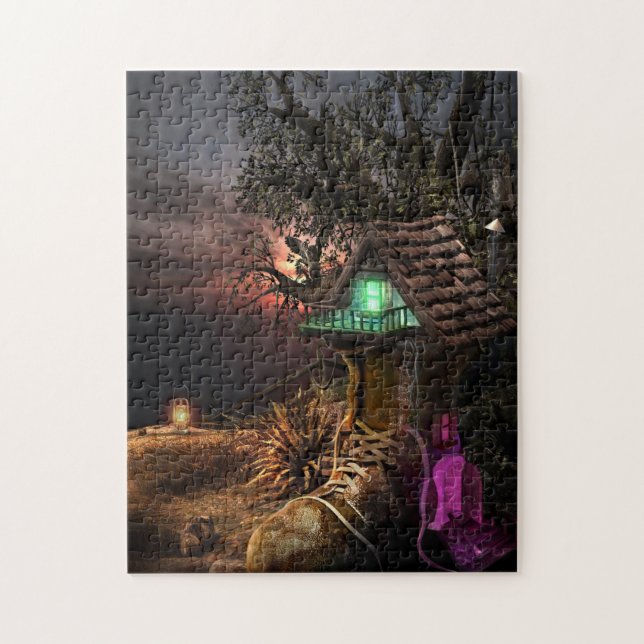 SHOE HOUSE FANTASY JIGSAW PUZZLE (Vertical)