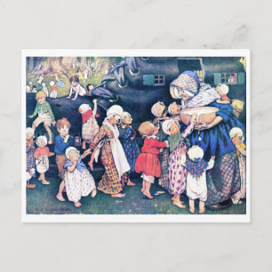 Shoe House, Jessie Willcox Smith Postcard