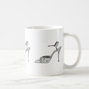 Shoe Lover Drawing Coffee Mug