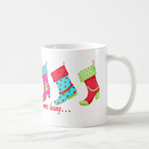 Shoe Lover Modern Boots Christmas Stockings Coffee Mug