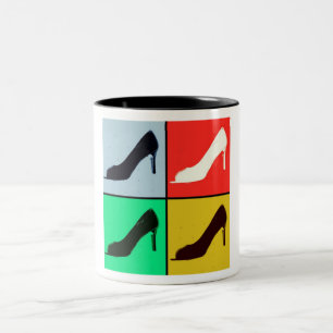 Shoe Lover Two-Tone Coffee Mug