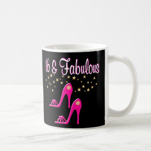SHOE LOVING 16 YEAR OLD BIRTHDAY GIRL COFFEE MUG