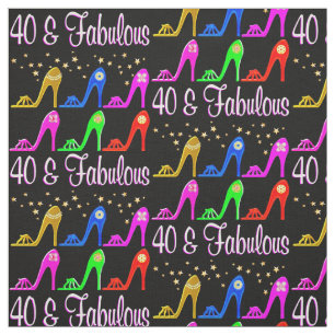 SHOE LOVING 40 YEAR OLD FABRIC