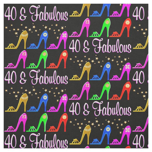 SHOE LOVING 40 YEAR OLD FABRIC (Swatch)