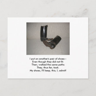 SHOE POSTCARD