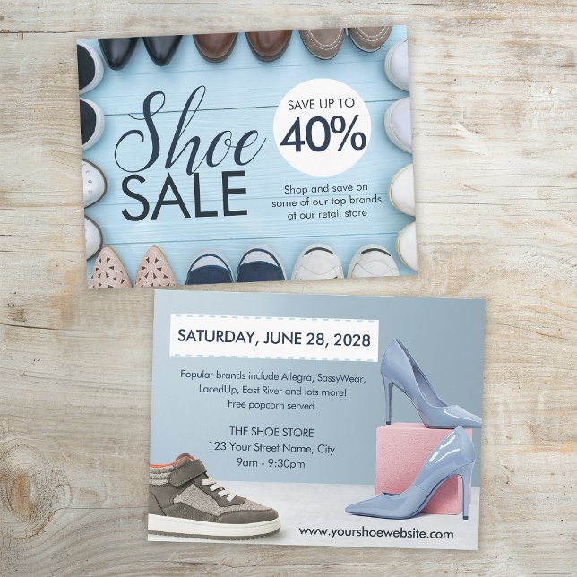 Shoe Sale | Retail Store | Discount Flat Card (Creator Uploaded)