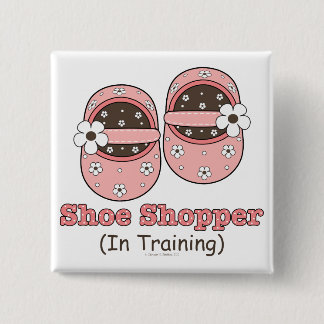 Shoe Shopper In Training Button