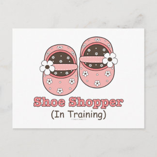 Shoe Shopper In Training Postcard