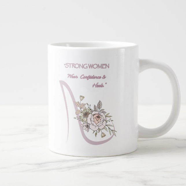 shoe, style, mug, strog women large coffee mug (Right)