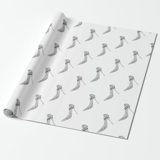 Shoe Wrapping Paper Zazzle.co.uk