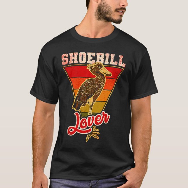 Shoebill Bird Animal T-Shirt (Front)