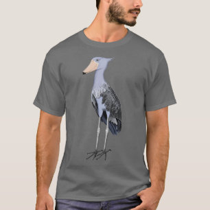 Shoebill Bird Birdlover Birdwatcher Animal Biologi T-Shirt
