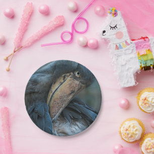 Shoebill Paper Plate