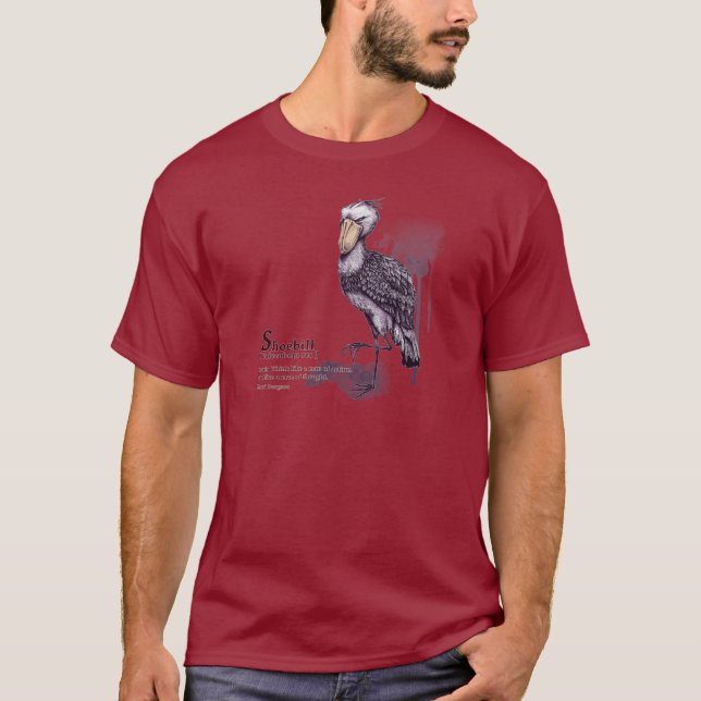 shoebill - plum T-Shirt (Front)