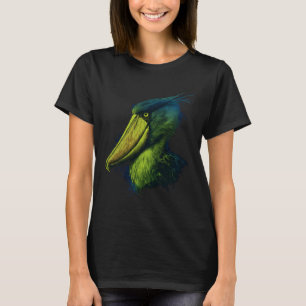 Shoebill Stork Bird Animal African Bird Aztec Maya T-Shirt