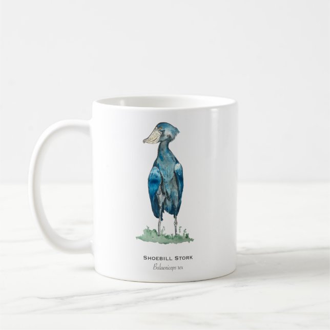 Shoebill Stork Coffee Mug (Left)