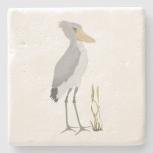 Shoebill Stork Stone Coaster