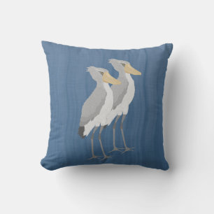 Shoebill Stork Throw Pillow