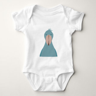 Shoebill - tori no iro baby bodysuit