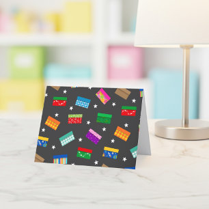 Shoebox Star Thank You Card - Grey