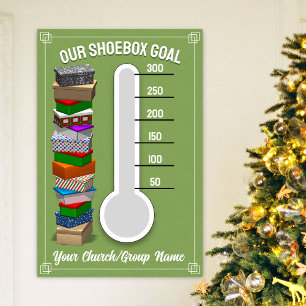 Shoebox Thermometer Poster - Green