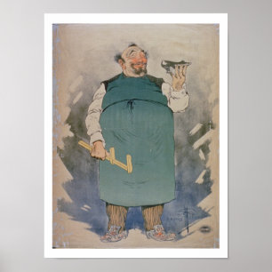 Shoemaker (colour litho) poster