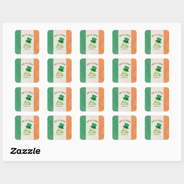 Shoemaker's Lucky Flight Square Sticker (Sheet)