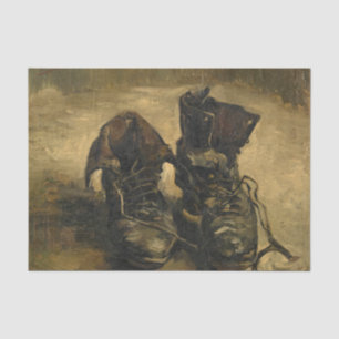 Shoes, 1886 by Vincent van Gogh Tissue Paper