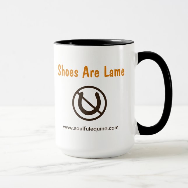 Shoes Are Lame 15oz Mug (Right)