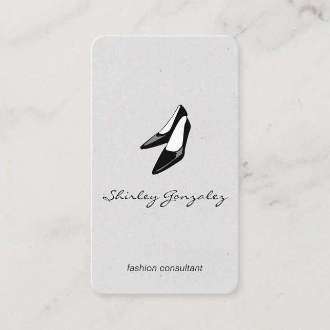 Shoes Business Card (Front)