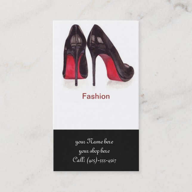 shoes Business Card (Front)