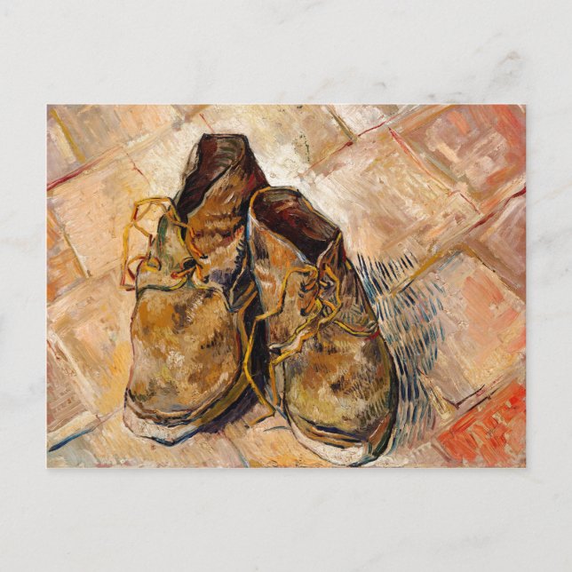 Shoes by Van Gogh Painting Art Postcard (Front)