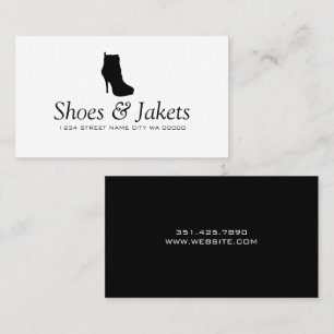 Shoes, Coats, Repair Shop Business Card