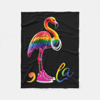 Shoes Comma La Kamala 2024 Election Rights Lgbt Fleece Blanket