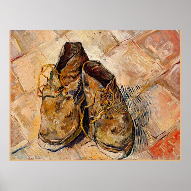 Shoes, famous Van Gogh painting, Poster (Front)