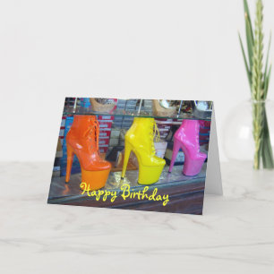 Shoes Happy Birthday Card