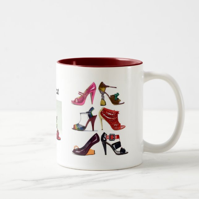 shoes_highend, mai_lamore_rose_shoes, shoes_hig... Two-Tone coffee mug (Right)