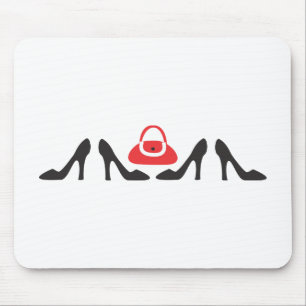 Shoes Line Up Mouse Mat