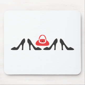 Shoes Line Up Mouse Mat