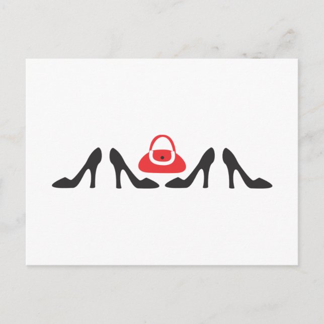 Shoes Line Up Postcard (Front)
