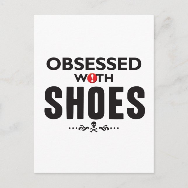 Shoes Obsessed Postcard (Front)