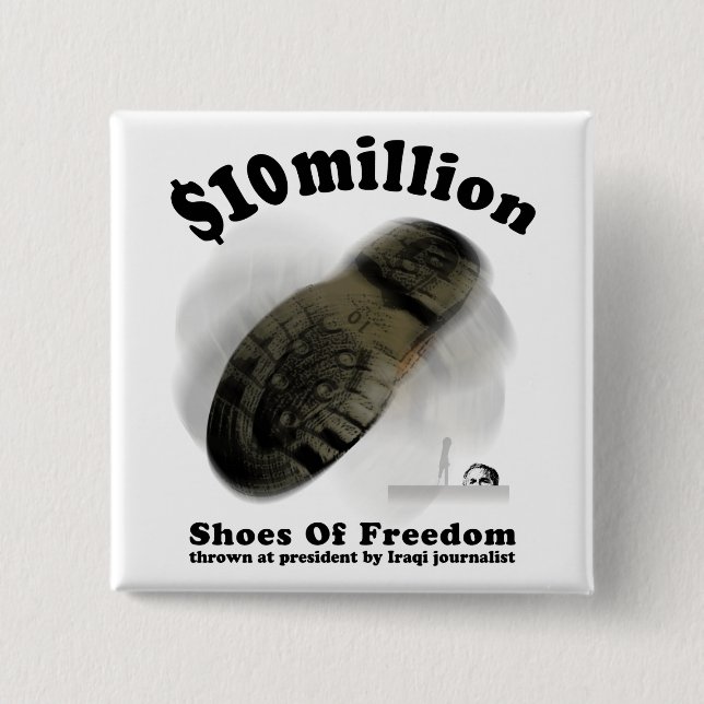 SHOES OF FREEDOM Button (Front)